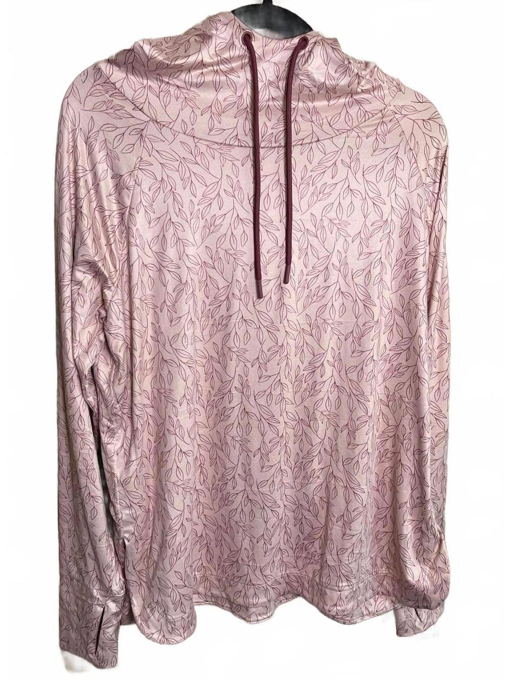 Ascend Women's Long Sleeve Hoodie Top, Size L/G